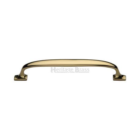 Heritage Brass Cabinet Hardware Polished Brass / Cabinet Pull Handles / 203mm c/c Heritage Brass - Cabinet Pull Durham Design 203mm CTC Polished Brass Finish