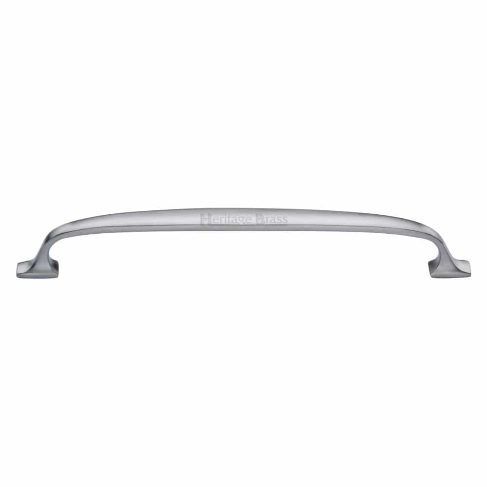 Heritage Brass Cabinet Hardware Satin Chrome / Cabinet Pull Handles / 203mm c/c Heritage Brass - Cabinet Pull Durham Design 203mm CTC Satin Chrome Finish