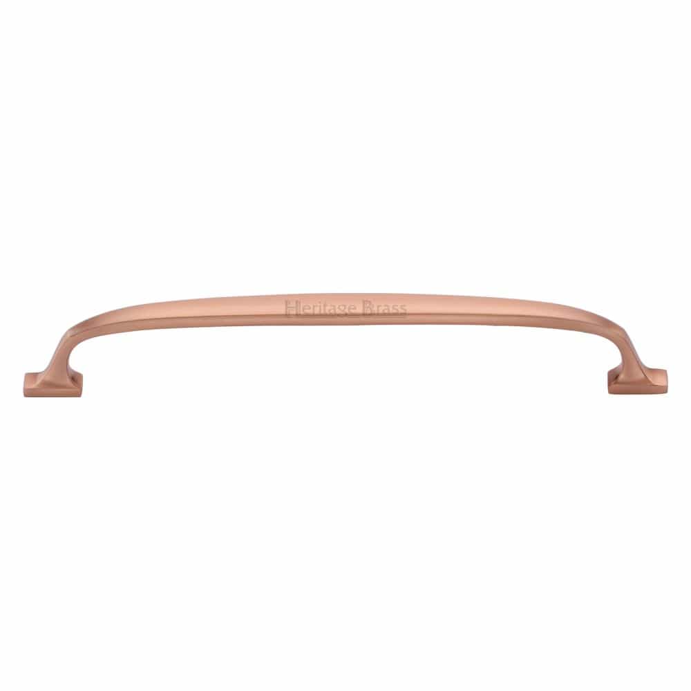 Heritage Brass Cabinet Hardware Satin Rose Gold / Cabinet Pull Handles / 203mm c/c Heritage Brass - Cabinet Pull Durham Design 203mm CTC Satin Rose Gold Finish