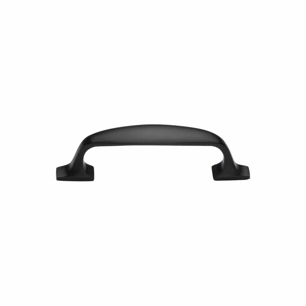 Heritage Brass Cabinet Hardware Matt Black / Cabinet Pull Handles / 76mm c/c Heritage Brass - Cabinet Pull Durham Design 76mm CTC Matt Black Finish