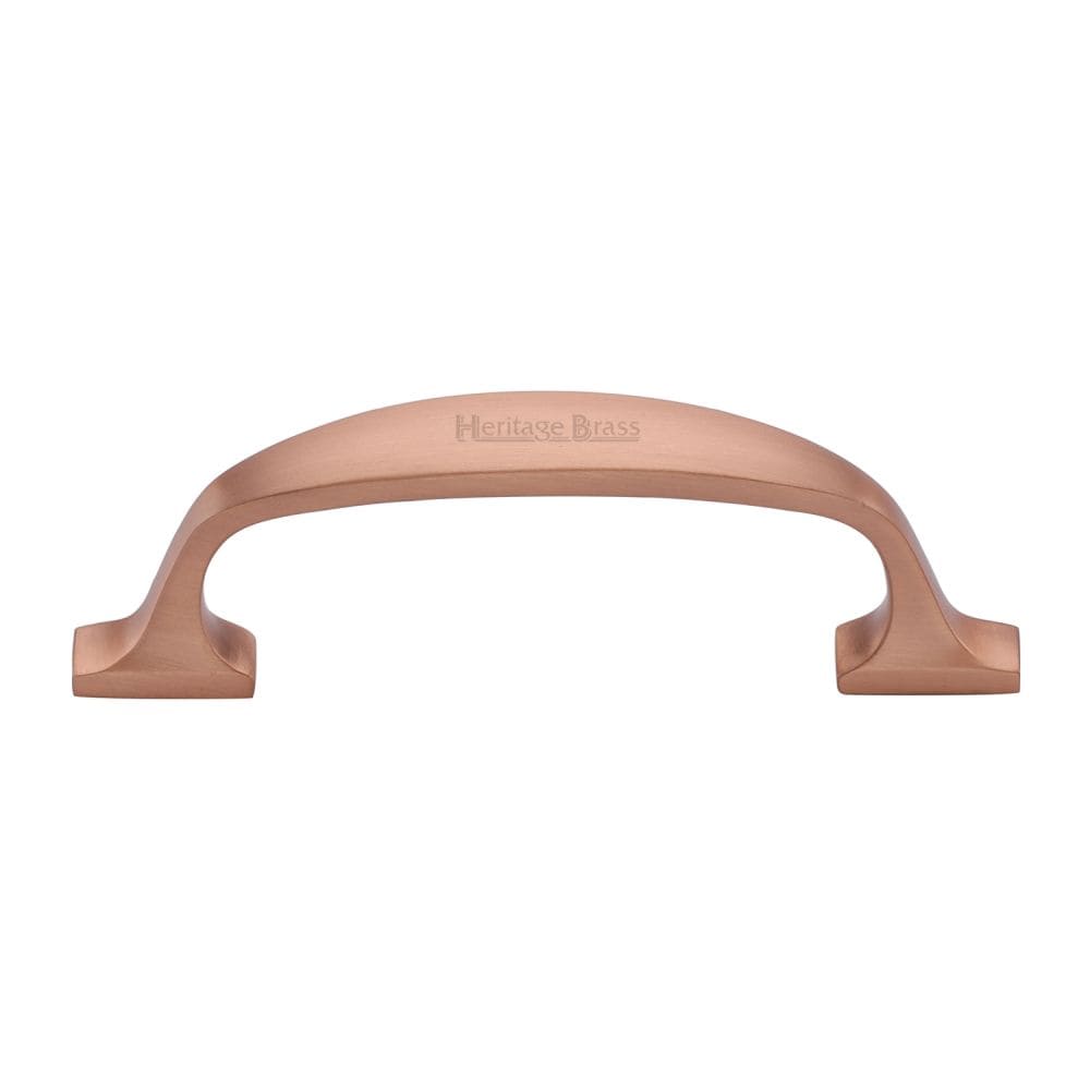 Heritage Brass Cabinet Hardware Satin Rose Gold / Cabinet Pull Handles / 76mm c/c Heritage Brass - Cabinet Pull Durham Design 76mm CTC Satin Rose Gold Finish