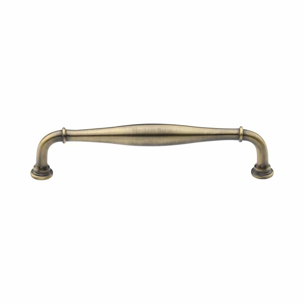 Heritage Brass Cabinet Hardware Antique Brass / Cabinet Pull Handles / 152mm c/c Heritage Brass - Cabinet Pull Henley Traditional Design 152mm CTC Antique Brass Fin