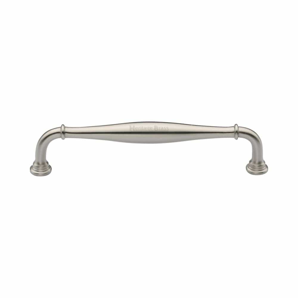 Heritage Brass Cabinet Hardware Satin Nickel / Cabinet Pull Handles / 152mm c/c Heritage Brass - Cabinet Pull Henley Traditional Design 152mm CTC Satin Nickel Fi