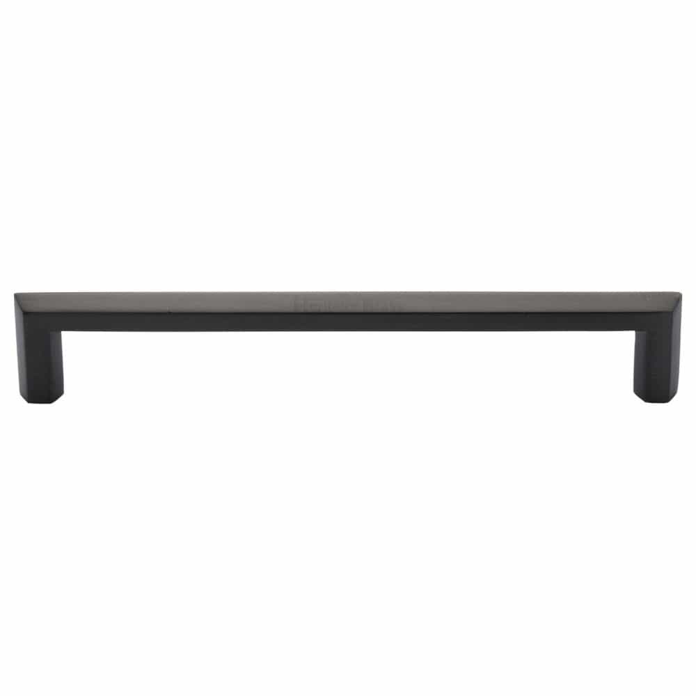 Heritage Brass Cabinet Hardware Matt Bronze / Cabinet Pull Handles / 254mm c/c Heritage Brass - Cabinet Pull Hex Profile Design 254mm CTC Matt Bronze Finish