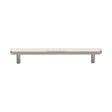 Heritage Brass Cabinet Hardware Satin Nickel / Cabinet Pull Handles / 160mm c/c Heritage Brass - Cabinet Pull Hexagon Design 160mm CTC Satin Nickel Finish