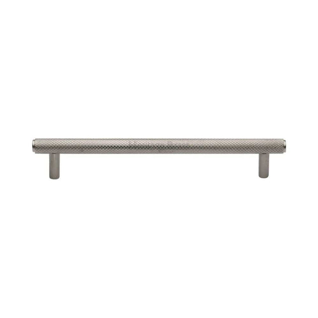 Heritage Brass Cabinet Hardware Satin Nickel / Cabinet Pull Handles / 160mm c/c Heritage Brass - Cabinet Pull Knurled Design 160mm CTC Satin Nickel Finish