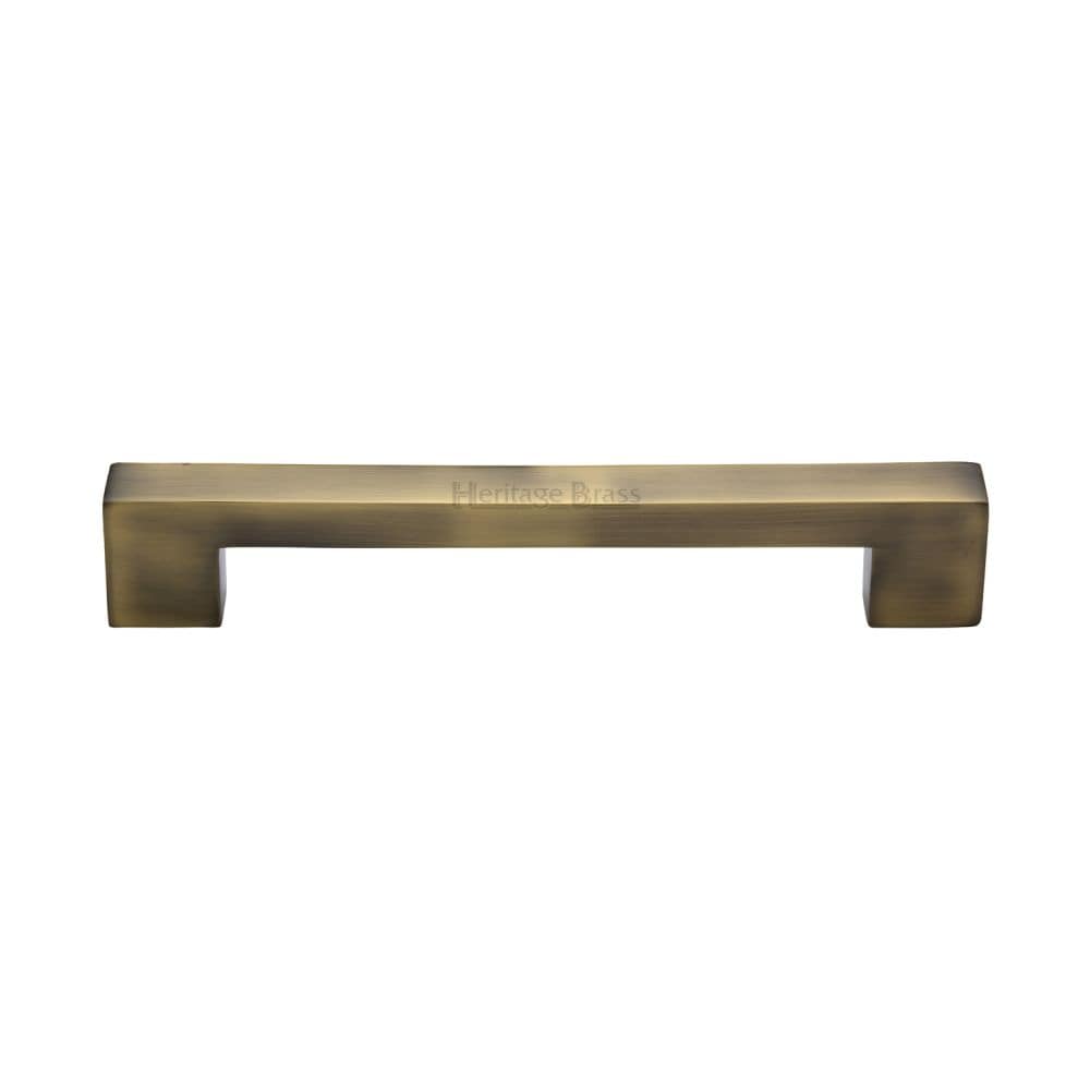 Heritage Brass Cabinet Hardware Antique Brass / Cabinet Pull Handles / 160mm c/c Heritage Brass - Cabinet Pull Metro Design 160mm CTC Antique Brass Finish