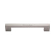 Heritage Brass Cabinet Hardware Satin Nickel / Cabinet Pull Handles / 160mm c/c Heritage Brass - Cabinet Pull Metro Design 160mm CTC Satin Nickel Finish