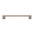 Heritage Brass Cabinet Hardware Satin Nickel / Cabinet Pull Handles / 192mm c/c Heritage Brass - Cabinet Pull Metro Design 192mm CTC Satin Nickel Finish