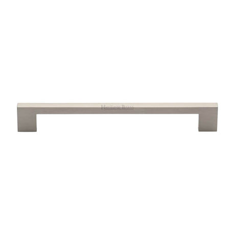 Heritage Brass Cabinet Hardware Satin Nickel / Cabinet Pull Handles / 192mm c/c Heritage Brass - Cabinet Pull Metro Design 192mm CTC Satin Nickel Finish