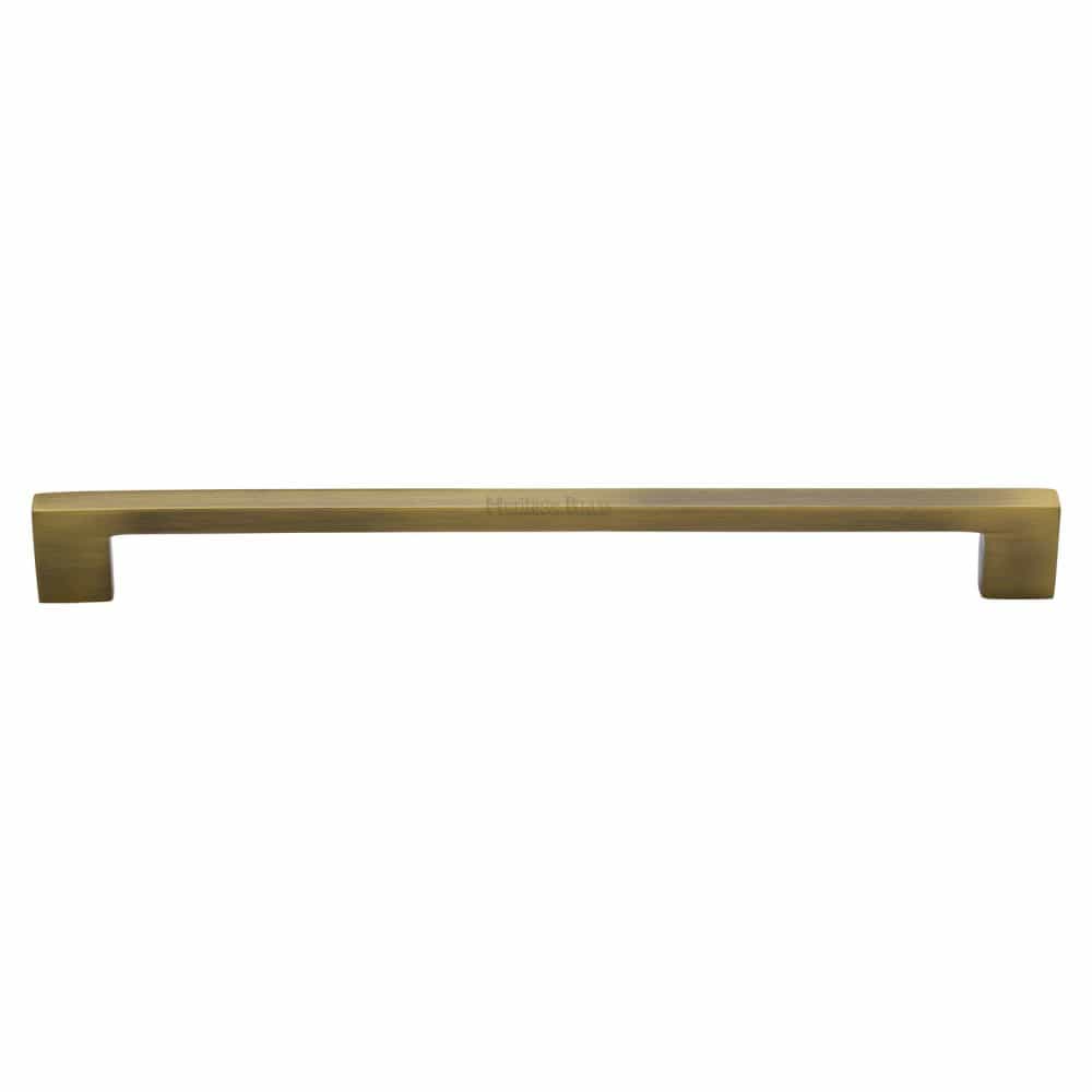 Heritage Brass Cabinet Hardware Antique Brass / Cabinet Pull Handles / 256mm c/c Heritage Brass - Cabinet Pull Metro Design 256mm CTC Antique Brass Finish