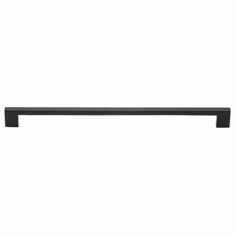 Heritage Brass Cabinet Hardware Matt Black / Cabinet Pull Handles / 320mm c/c Heritage Brass - Cabinet Pull Metro Design 320mm CTC Matt Black Finish