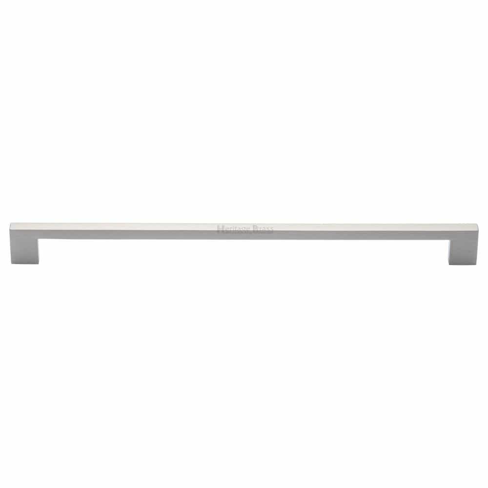 Heritage Brass Cabinet Hardware Satin Nickel / Cabinet Pull Handles / 320mm c/c Heritage Brass - Cabinet Pull Metro Design 320mm CTC Satin Nickel Finish