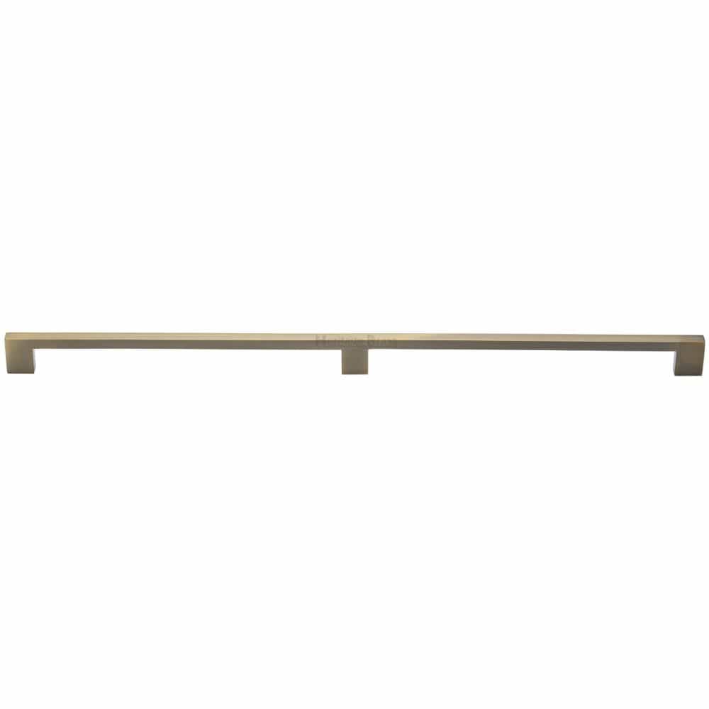 Heritage Brass Cabinet Hardware Antique Brass / Cabinet Pull Handles / 480mm c/c Heritage Brass - Cabinet Pull Metro Design 480mm CTC Antique Brass Finish