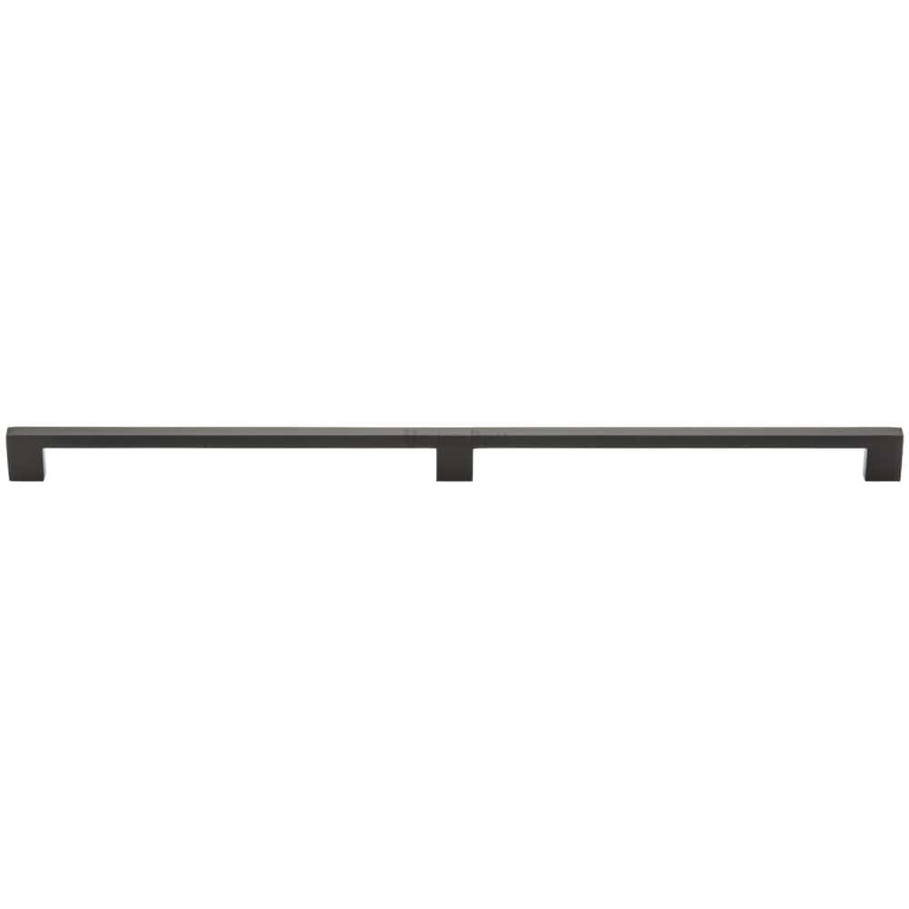 Heritage Brass Cabinet Hardware Matt Bronze / Cabinet Pull Handles / 480mm c/c Heritage Brass - Cabinet Pull Metro Design 480mm CTC Matt Bronze Finish