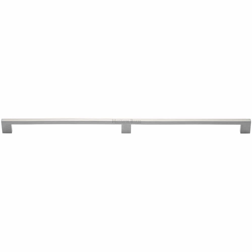 Heritage Brass Cabinet Hardware Satin Nickel / Cabinet Pull Handles / 480mm c/c Heritage Brass - Cabinet Pull Metro Design 480mm CTC Satin Nickel Finish