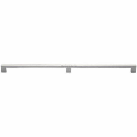 Heritage Brass Cabinet Hardware Satin Nickel / Cabinet Pull Handles / 480mm c/c Heritage Brass - Cabinet Pull Metro Design 480mm CTC Satin Nickel Finish