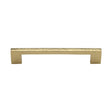 Heritage Brass Cabinet Hardware Polished Brass / Cabinet Pull Handles / 160mm c/c Heritage Brass - Cabinet Pull Metro Hammered Design 160mm CTC Polished Brass Finish