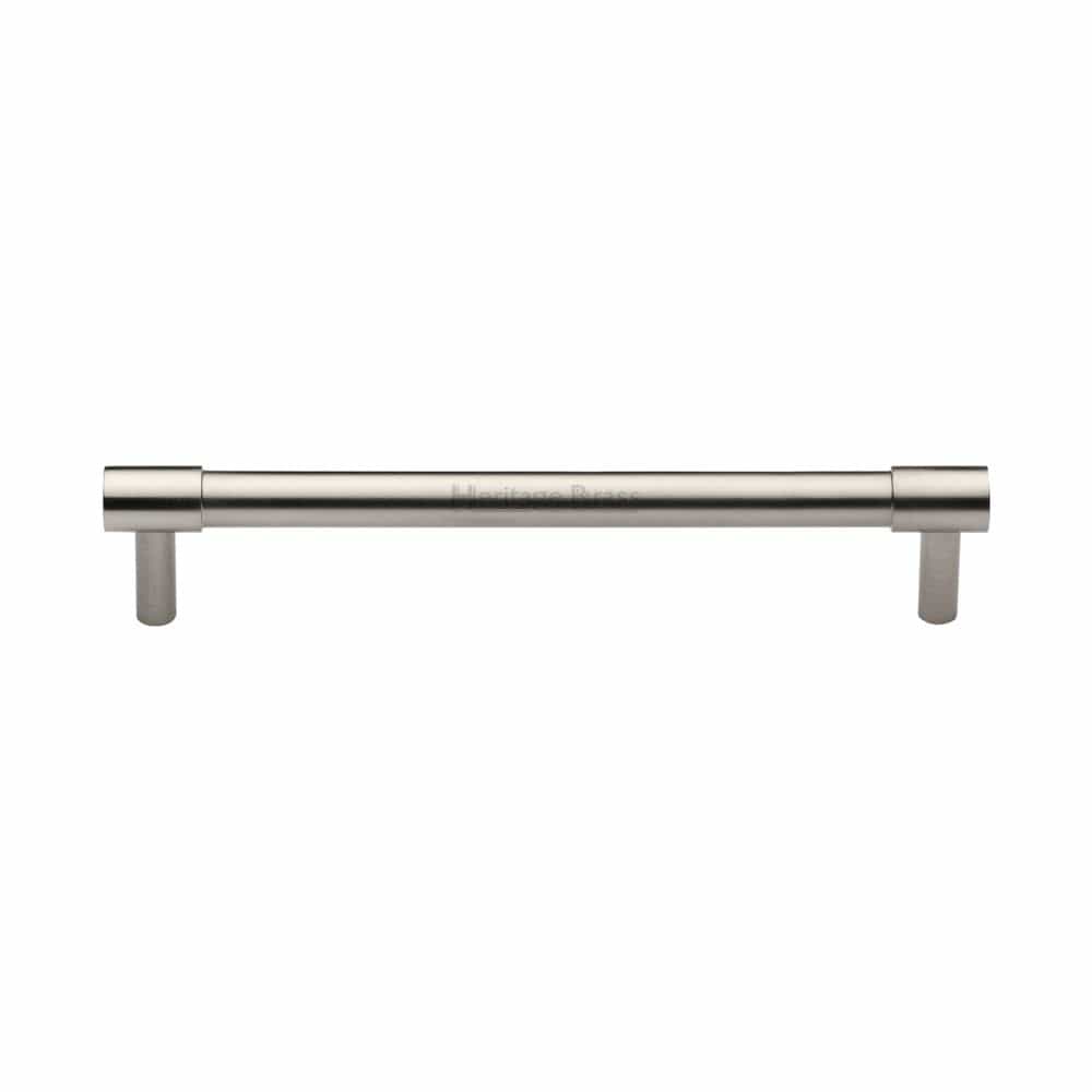 Heritage Brass Cabinet Hardware Satin Nickel / Cabinet Pull Handles / 160mm c/c Heritage Brass - Cabinet Pull Phoenix Design 160mm CTC Satin Nickel Finish