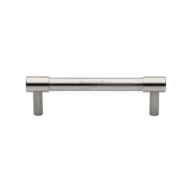 Heritage Brass Cabinet Hardware Satin Nickel / Cabinet Pull Handles / 96mm c/c Heritage Brass - Cabinet Pull Phoenix Design 96mm CTC Satin Nickel Finish