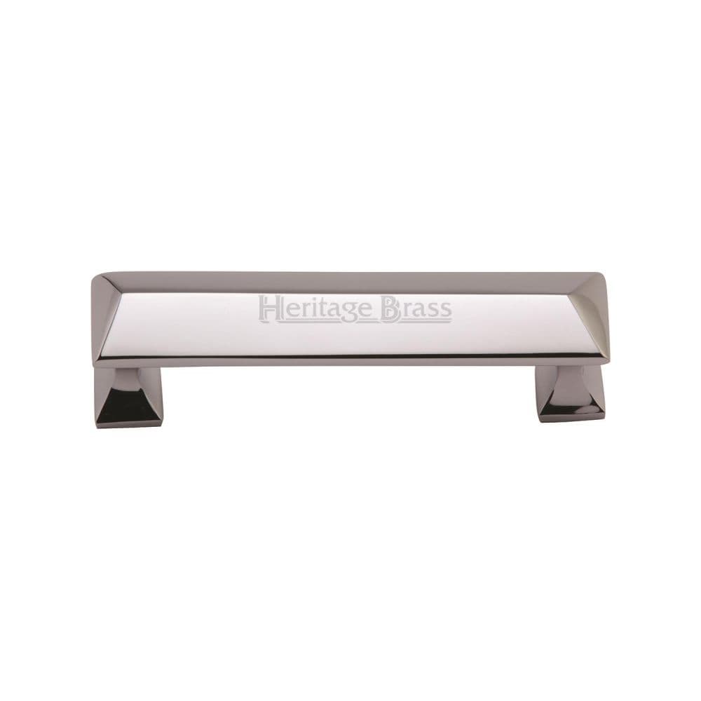 Heritage Brass Cabinet Hardware Polished Chrome / Cabinet Pull Handles / 96mm c/c Heritage Brass - Cabinet Pull Pyramid Design 96mm CTC Polished Chrome Finish
