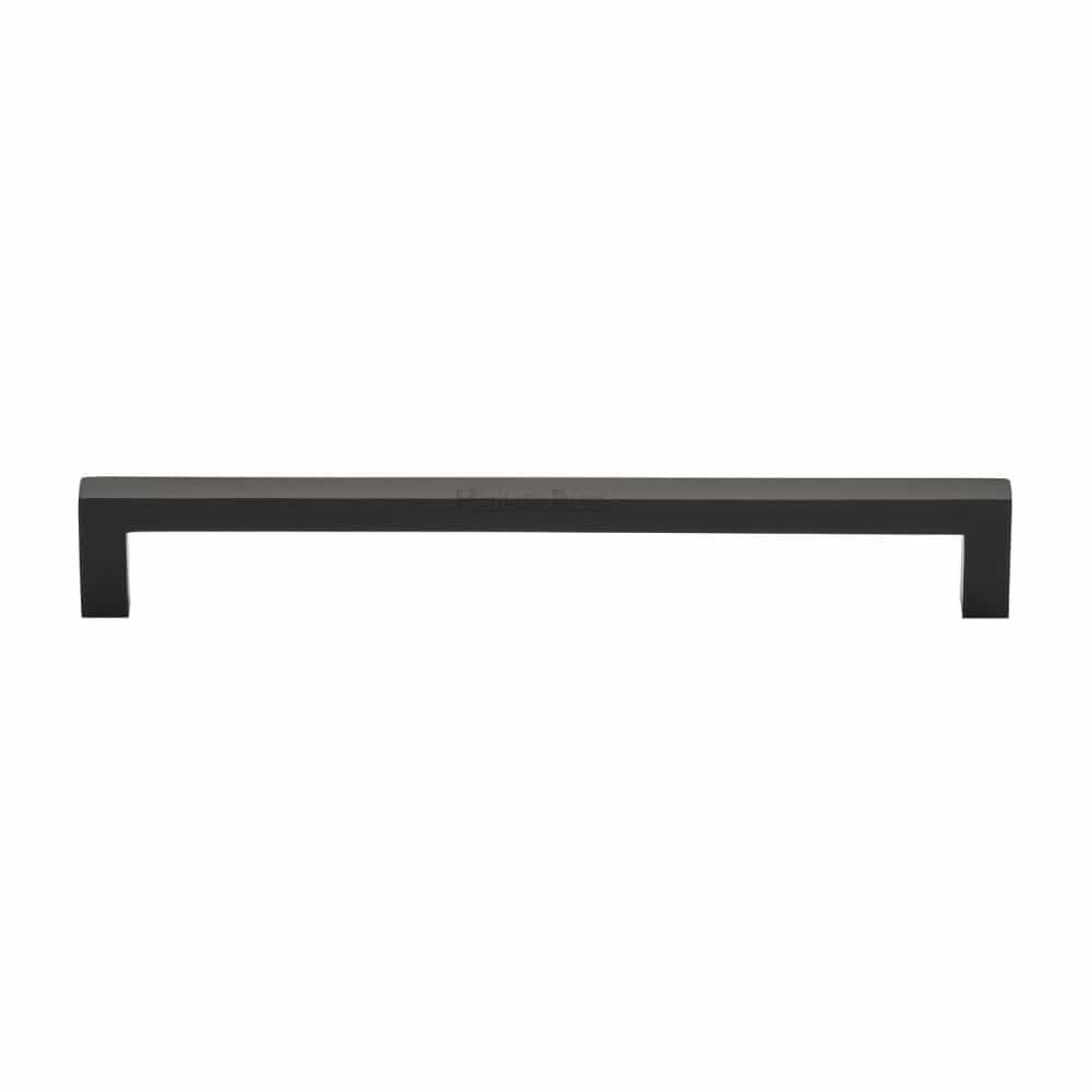 Heritage Brass Cabinet Hardware Matt Bronze / Cabinet Pull Handles / 192mm c/c Heritage Brass - Cabinet Pull Square Metro Design 192mm CTC Matt Bronze Finish