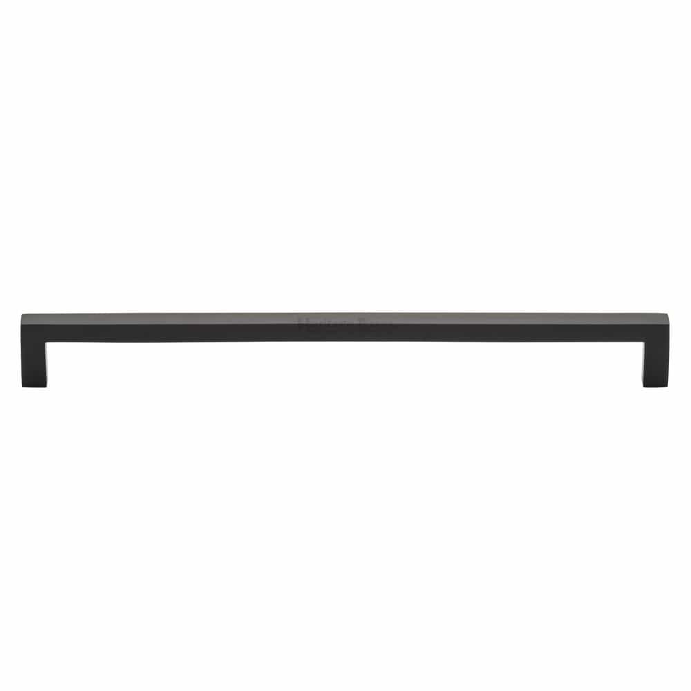 Heritage Brass Cabinet Hardware Matt Bronze / Cabinet Pull Handles / 256mm c/c Heritage Brass - Cabinet Pull Square Metro Design 256mm CTC Matt Bronze Finish