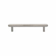 Heritage Brass Cabinet Hardware Satin Nickel / Cabinet Pull Handles / 128mm c/c Heritage Brass - Cabinet Pull Stepped Design 128mm CTC Satin Nickel Finish