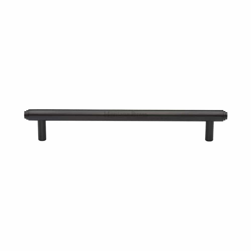 Heritage Brass Cabinet Hardware Matt Bronze / Cabinet Pull Handles / 160mm c/c Heritage Brass - Cabinet Pull Stepped Design 160mm CTC Matt Bronze Finish