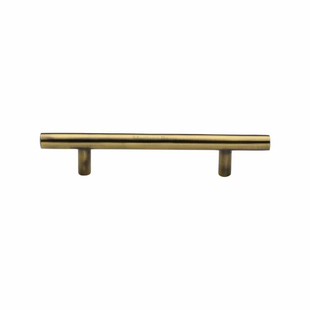 Heritage Brass Cabinet Hardware Antique Brass / Cabinet Pull Handles / 101mm c/c Heritage Brass - Cabinet Pull T-Bar Design 101mm CTC Antique Brass Finish