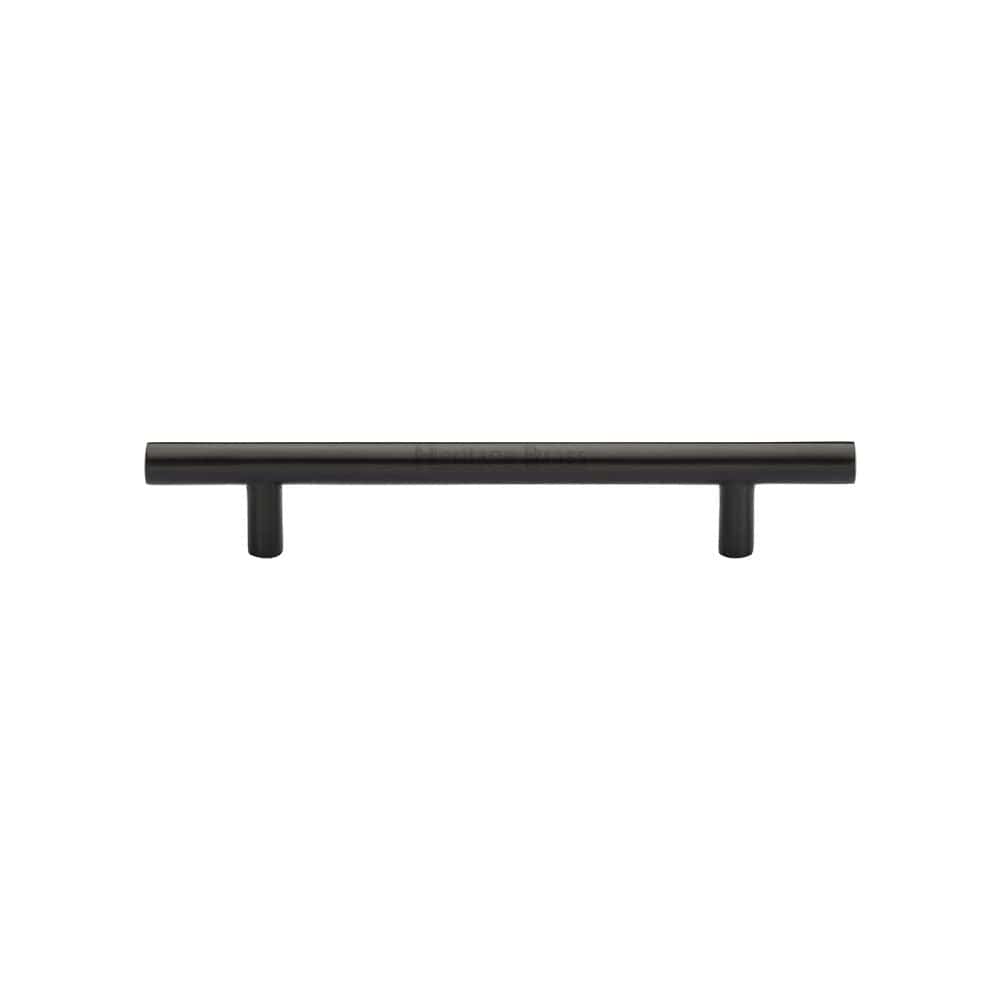 Heritage Brass Cabinet Hardware Matt Bronze / Cabinet Pull Handles / 128mm c/c Heritage Brass - Cabinet Pull T-Bar Design 128mm CTC Matt Bronze Finish