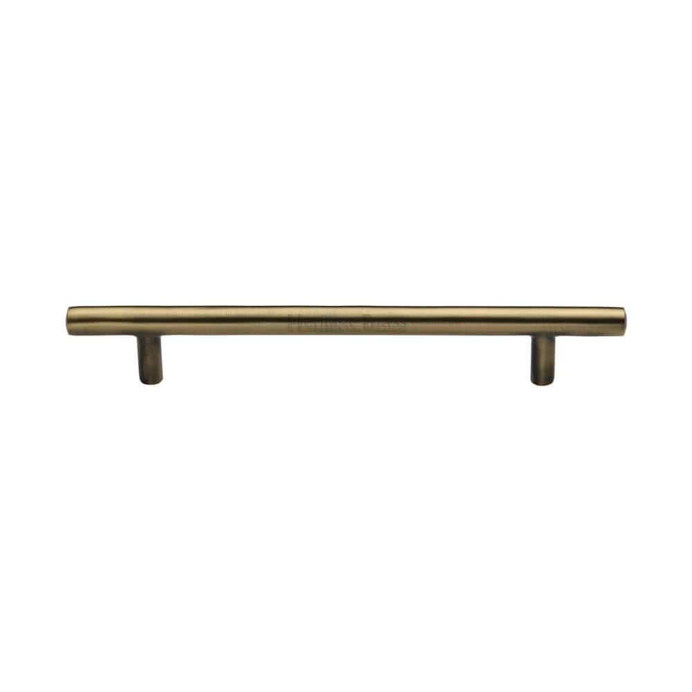 Heritage Brass Cabinet Hardware Antique Brass / Cabinet Pull Handles / 160mm c/c Heritage Brass - Cabinet Pull T-Bar Design 160mm CTC Antique Brass Finish