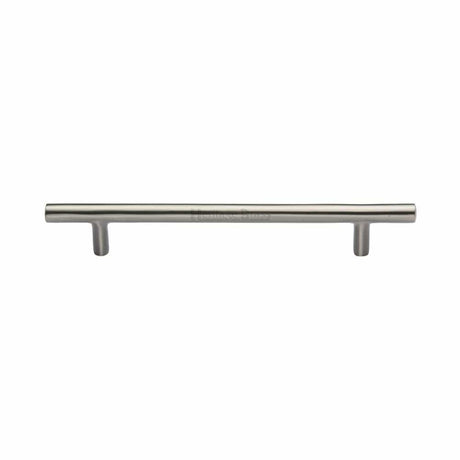 Heritage Brass Cabinet Hardware Satin Nickel / Cabinet Pull Handles / 160mm c/c Heritage Brass - Cabinet Pull T-Bar Design 160mm CTC Satin Nickel Finish