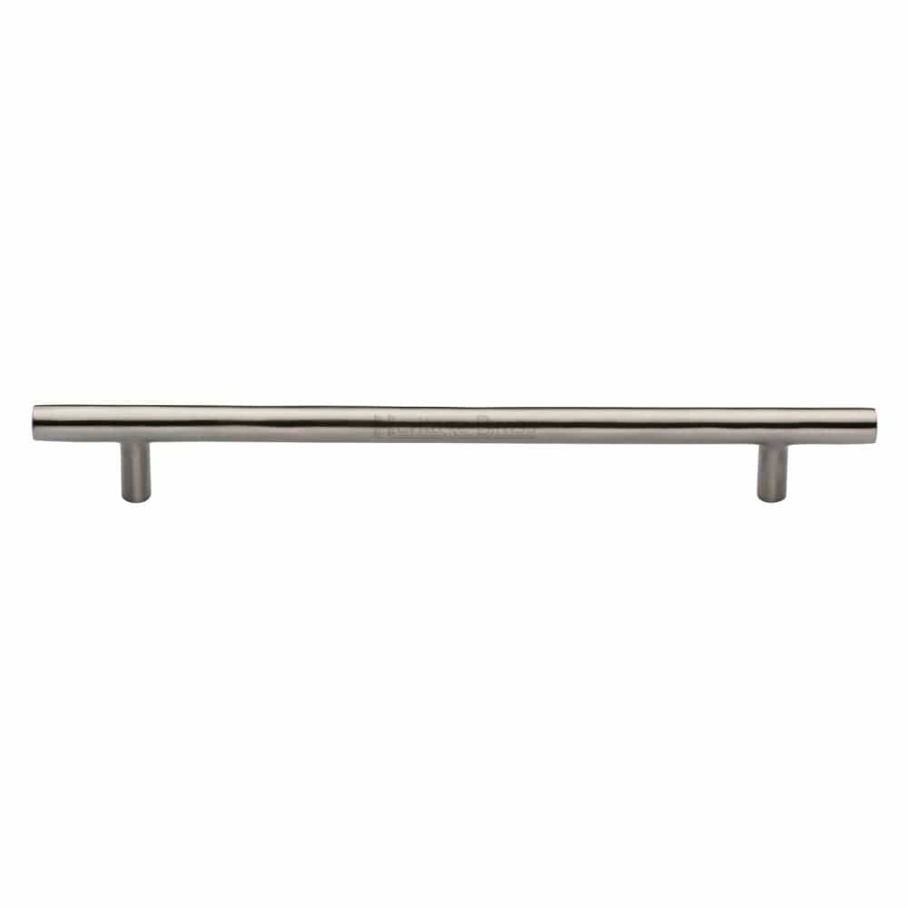 Heritage Brass Cabinet Hardware Satin Nickel / Cabinet Pull Handles / 203mm c/c Heritage Brass - Cabinet Pull T-Bar Design 203mm CTC Satin Nickel Finish
