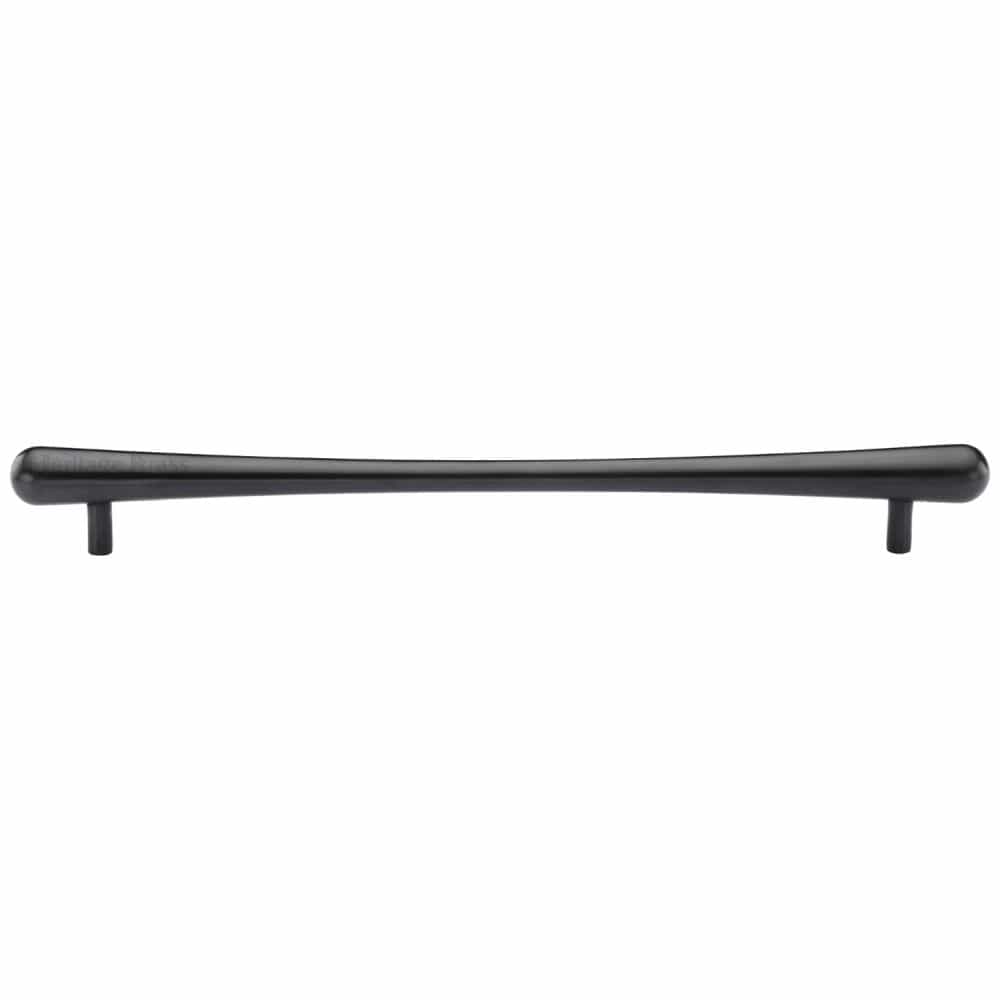 Heritage Brass Cabinet Hardware Matt Bronze / Cabinet Pull Handles / 256mm c/c Heritage Brass - Cabinet Pull T-Bar Raindrop Design 256mm CTC Matt Bronze Finish
