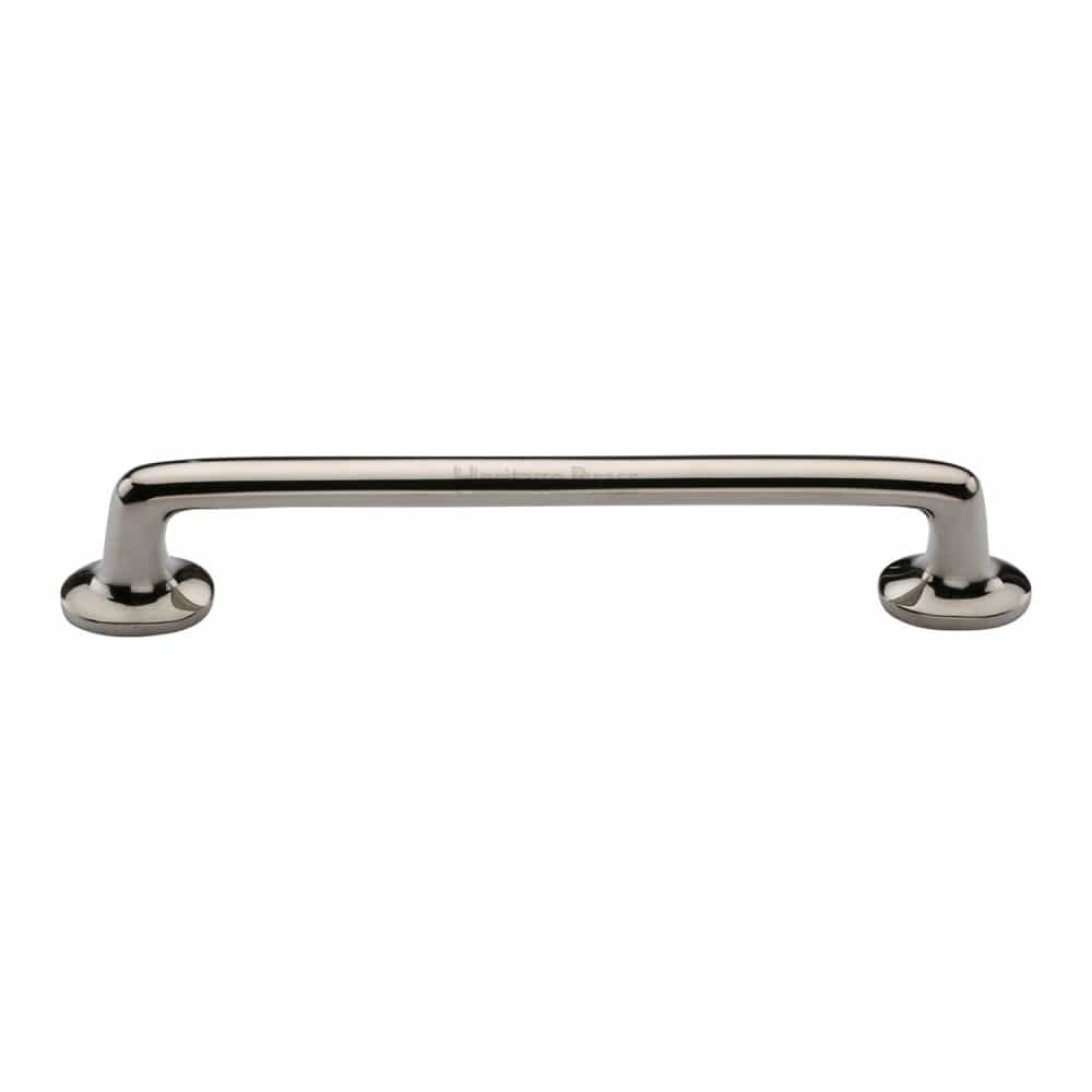 Heritage Brass Cabinet Hardware Polished Nickel / Cabinet Pull Handles / 203mm c/c Heritage Brass - Cabinet Pull Traditional Design 203mm CTC Polished Nickel Finish