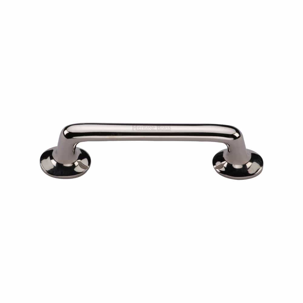 Heritage Brass Cabinet Hardware Polished Nickel / Cabinet Pull Handles / 96mm c/c Heritage Brass - Cabinet Pull Traditional Design 96mm CTC Polished Nickel Finish