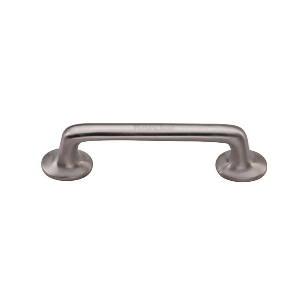 Heritage Brass Cabinet Hardware Satin Nickel / Cabinet Pull Handles / 96mm c/c Heritage Brass - Cabinet Pull Traditional Design 96mm CTC Satin Nickel Finish