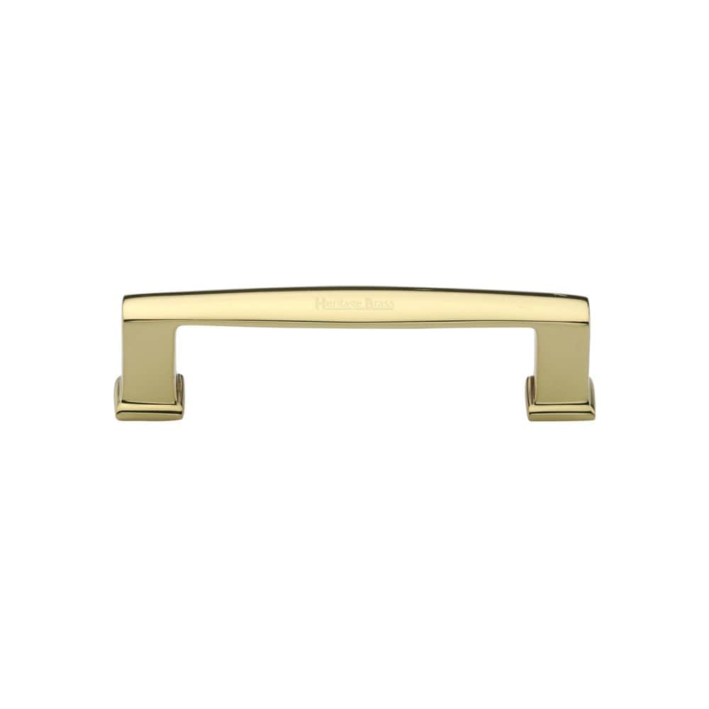 Heritage Brass Cabinet Hardware Polished Brass / Cabinet Pull Handles / 102mm c/c Heritage Brass - Cabinet Pull Vintage Design 102mm CTC Polished Brass Finish
