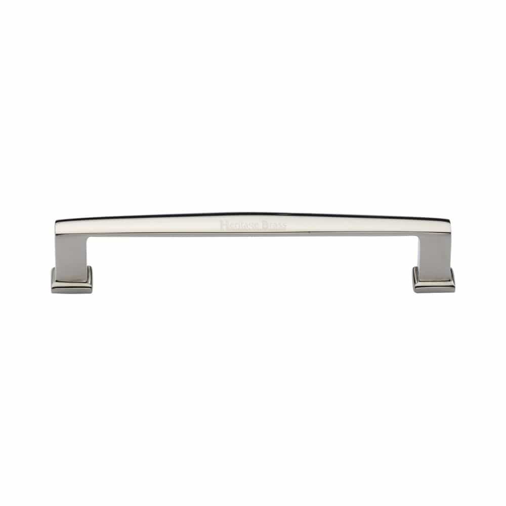 Heritage Brass Cabinet Hardware Polished Nickel / Cabinet Pull Handles / 152mm c/c Heritage Brass - Cabinet Pull Vintage Design 152mm CTC Polished Nickel Finish