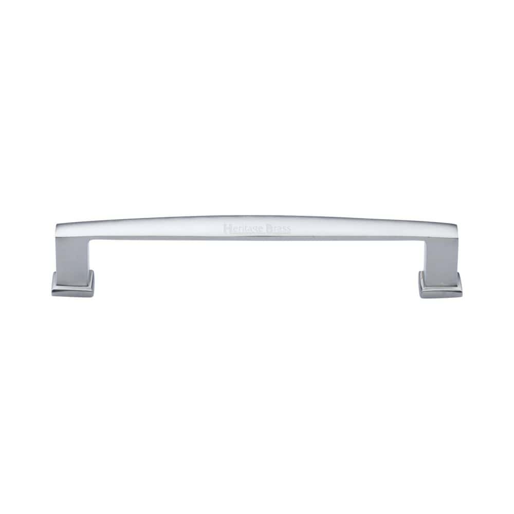 Heritage Brass Cabinet Hardware Satin Chrome / Cabinet Pull Handles / 152mm c/c Heritage Brass - Cabinet Pull Vintage Design 152mm CTC Satin Chrome Finish