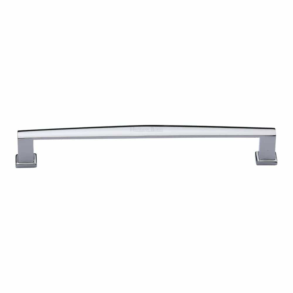 Heritage Brass Cabinet Hardware Polished Chrome / Cabinet Pull Handles / 203mm c/c Heritage Brass - Cabinet Pull Vintage Design 203mm CTC Polished Chrome Finish