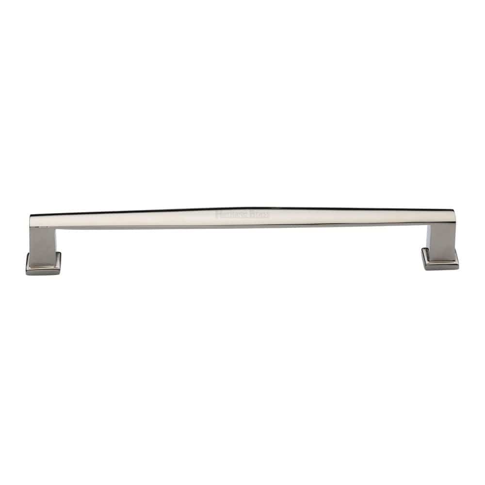 Heritage Brass Cabinet Hardware Polished Nickel / Cabinet Pull Handles / 203mm c/c Heritage Brass - Cabinet Pull Vintage Design 203mm CTC Polished Nickel Finish