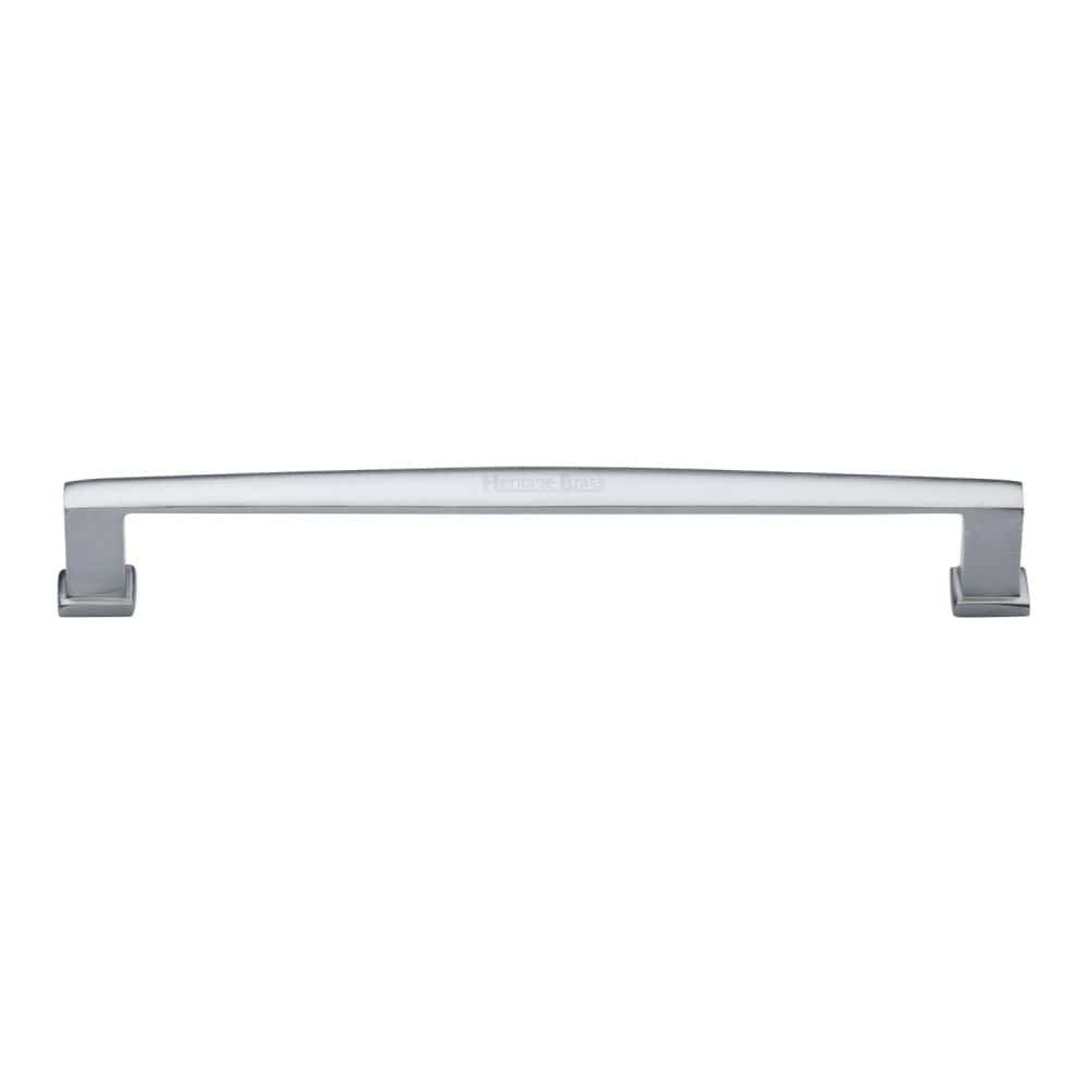 Heritage Brass Cabinet Hardware Satin Chrome / Cabinet Pull Handles / 203mm c/c Heritage Brass - Cabinet Pull Vintage Design 203mm CTC Satin Chrome Finish