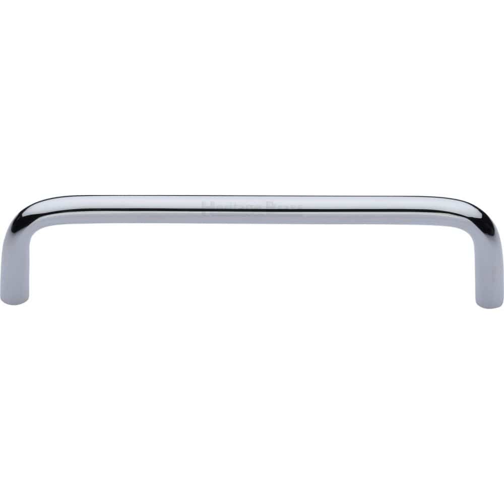 Heritage Brass Cabinet Hardware Polished Chrome / Cabinet Pull Handles / 128mm c/c Heritage Brass - Cabinet Pull Wire Design 128mm CTC Polished Chrome Finish