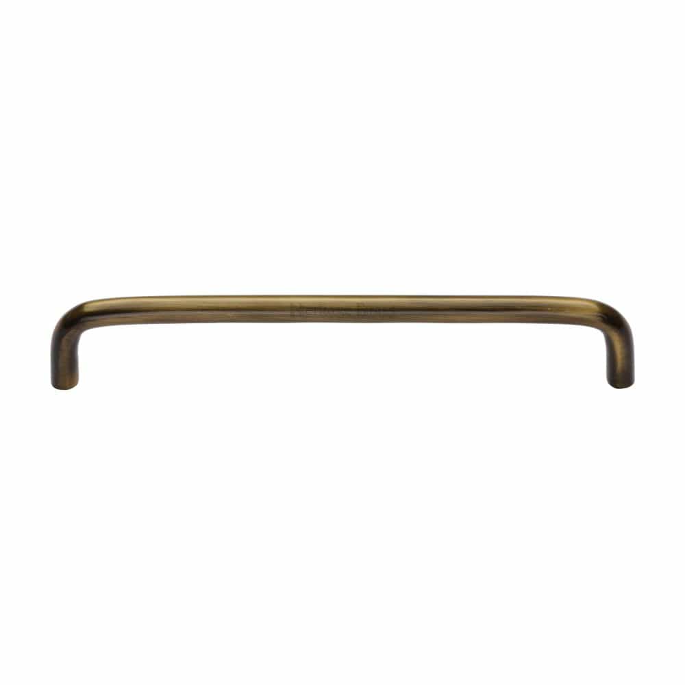 Heritage Brass Cabinet Hardware Antique Brass / Cabinet Pull Handles / 160mm c/c Heritage Brass - Cabinet Pull Wire Design 160mm CTC Antique Brass Finish