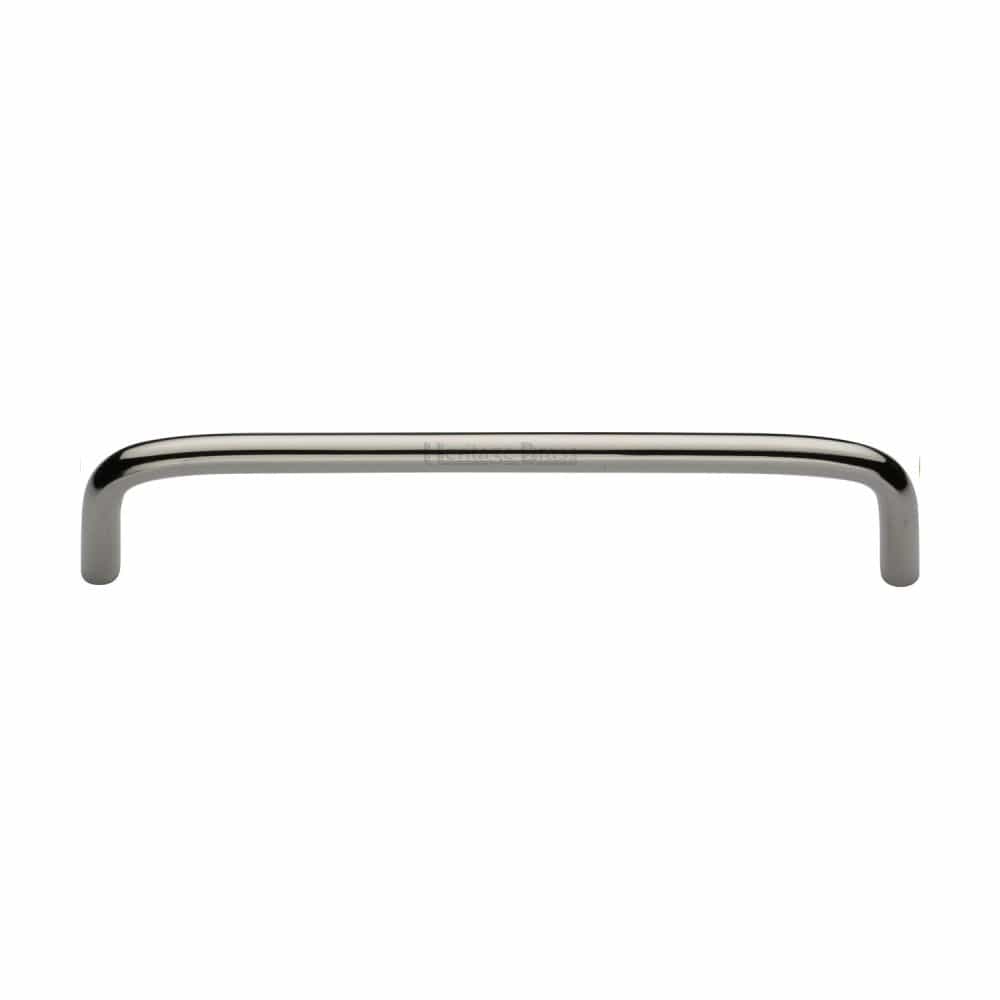 Heritage Brass Cabinet Hardware Polished Nickel / Cabinet Pull Handles / 160mm c/c Heritage Brass - Cabinet Pull Wire Design 160mm CTC Polished Nickel Finish