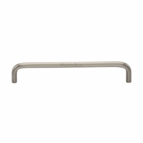 Heritage Brass Cabinet Hardware Satin Nickel / Cabinet Pull Handles / 160mm c/c Heritage Brass - Cabinet Pull Wire Design 160mm CTC Satin Nickel Finish