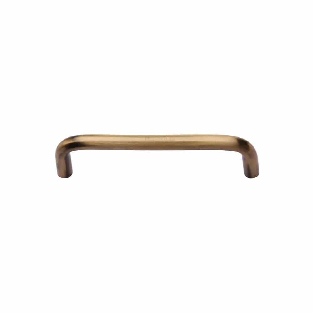 Heritage Brass Cabinet Hardware Antique Brass / Cabinet Pull Handles / 96mm c/c Heritage Brass - Cabinet Pull Wire Design 96mm CTC Antique Brass Finish