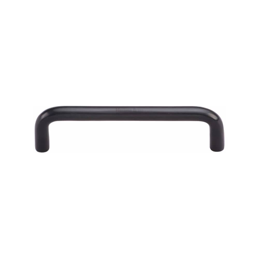 Heritage Brass Cabinet Hardware Matt Black / Cabinet Pull Handles / 96mm c/c Heritage Brass - Cabinet Pull Wire Design 96mm CTC Matt Black Finish